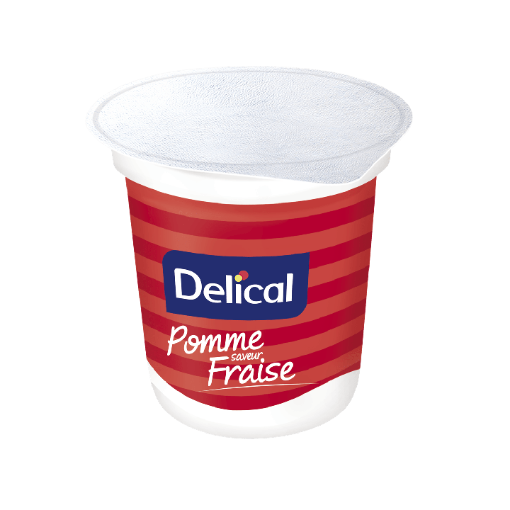 Delical Dessert fruité Nutra'Pote pomme fraise