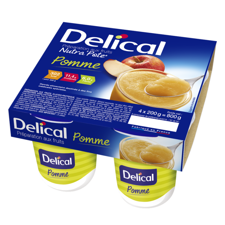 Delical Dessert fruité Nutra'Pote pommes