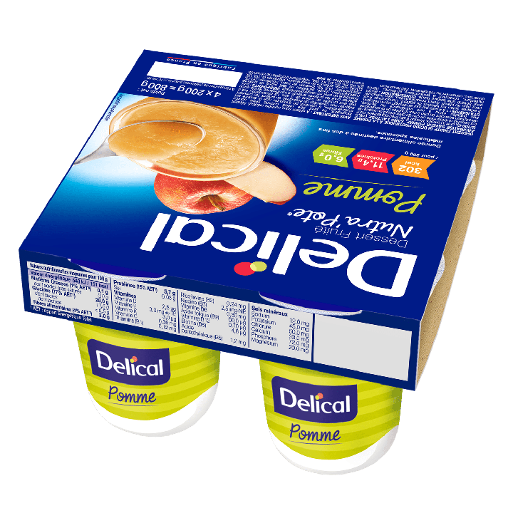 Delical Dessert fruité Nutra'Pote pommes