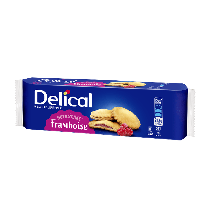 Delical Biscuit fourré Nutra'Cake framboise