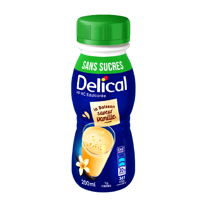 Delical Boisson HP HC édulcorée sans sucres vanille