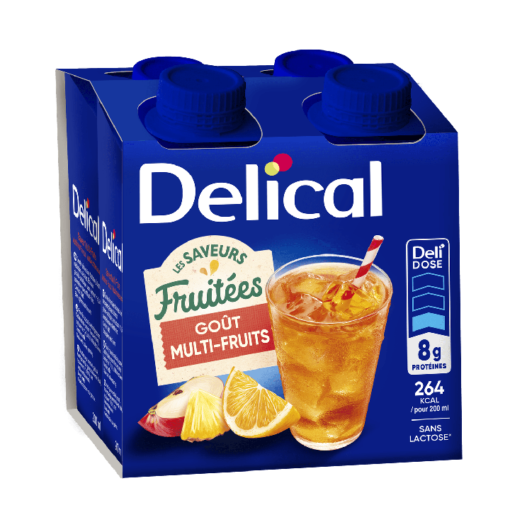 Delical Boisson Les saveurs fruitées Pack Multi-Fruits