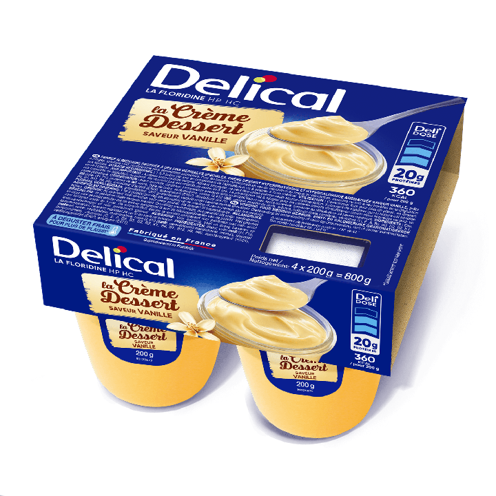 Delical Crème dessert HP HC La Floridine vanille pack