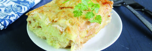 Gratin dauphinois à la béchamel, enrichi et gratiné