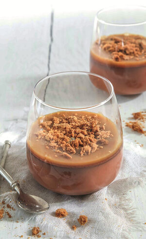 Panna cotta chocolat caramel beurre salé : le dessert gourmand très nourrissant