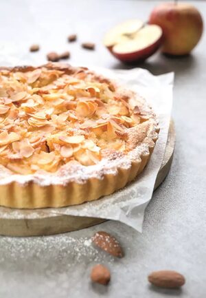 Tarte normande aux amandes : le classique pommes-amandes enrichi