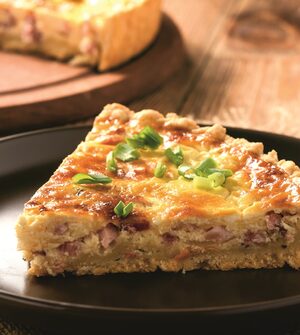 Quiche lorraine sans fromage, enrichie : la recette des puristes