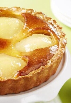 Amandine aux poires : la tarte fondante à la crème d'amande enrichie
