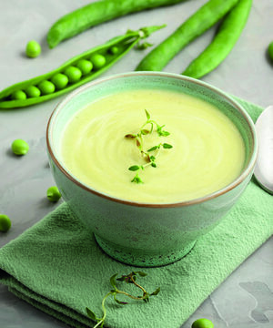 Gaspacho petit pois menthe : l'entrée verte prête en 5 minutes