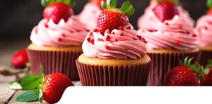 Cupcakes à la fraise et leur crème mascarpone : la pâtisserie qui fait plaisir aux yeux