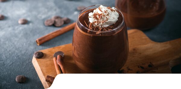 Mousse au chocolat sans sucre ajouté : l'intensité du cacao brut